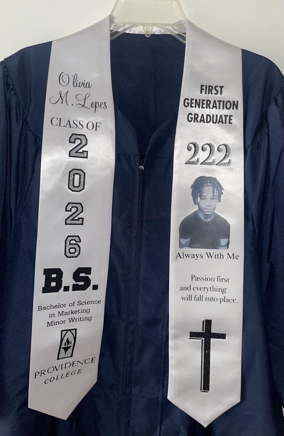 Personalized Graduation Stole